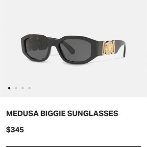 Versace “MEDUSA BIGGIE SUNGLASSES”